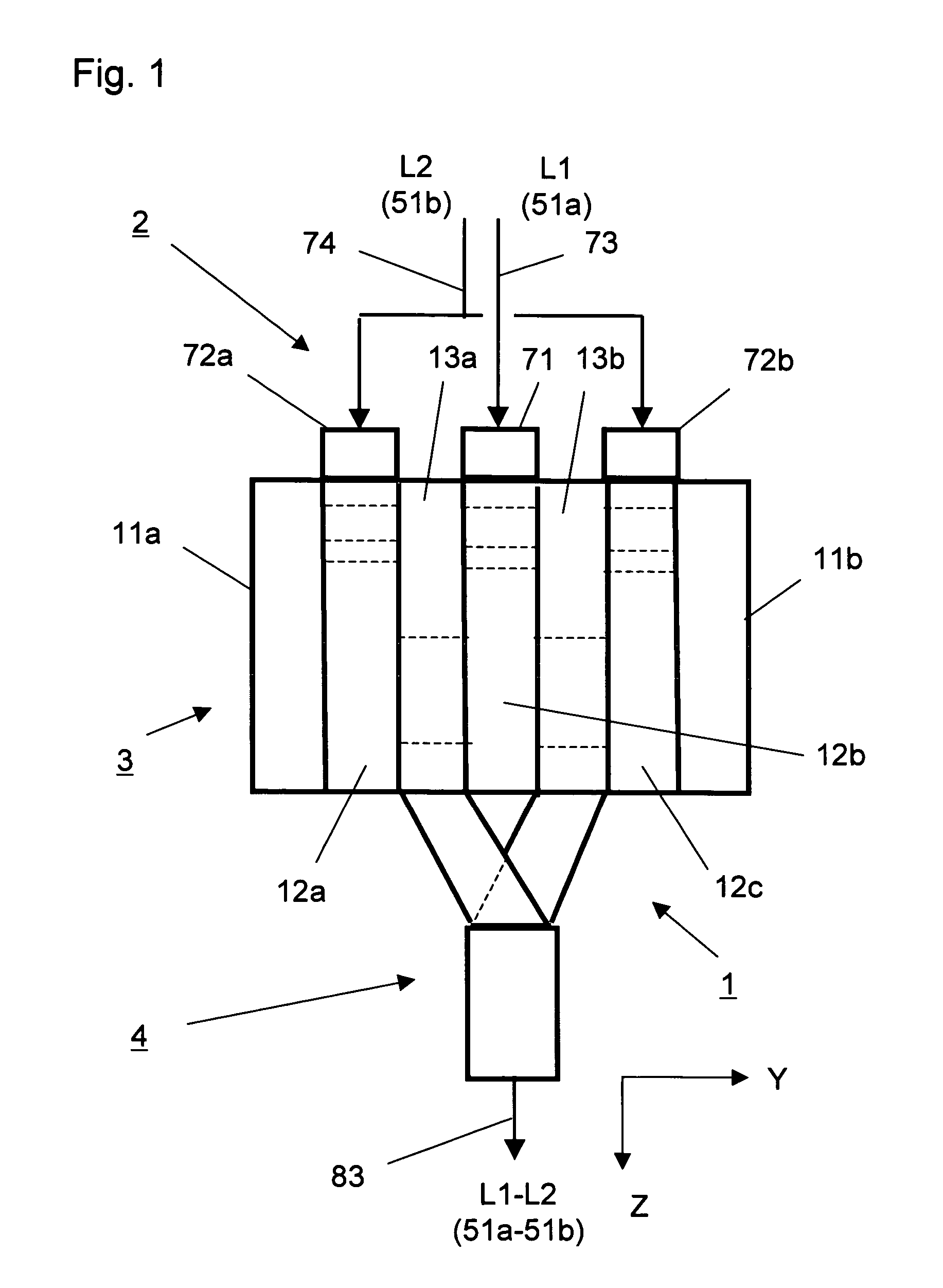 Liquid flow converging device and method of manufacturing multi-layer film