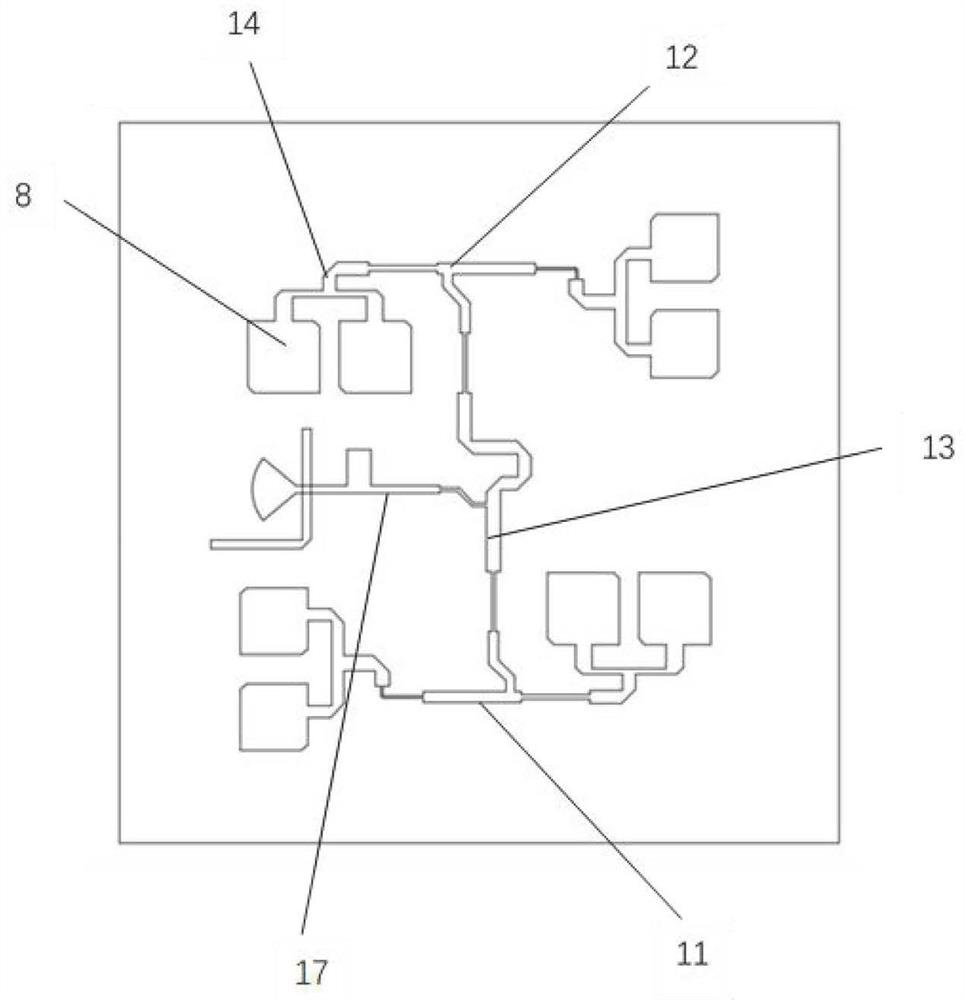 Circularly polarized microstrip antenna, OBU device and vehicle glass