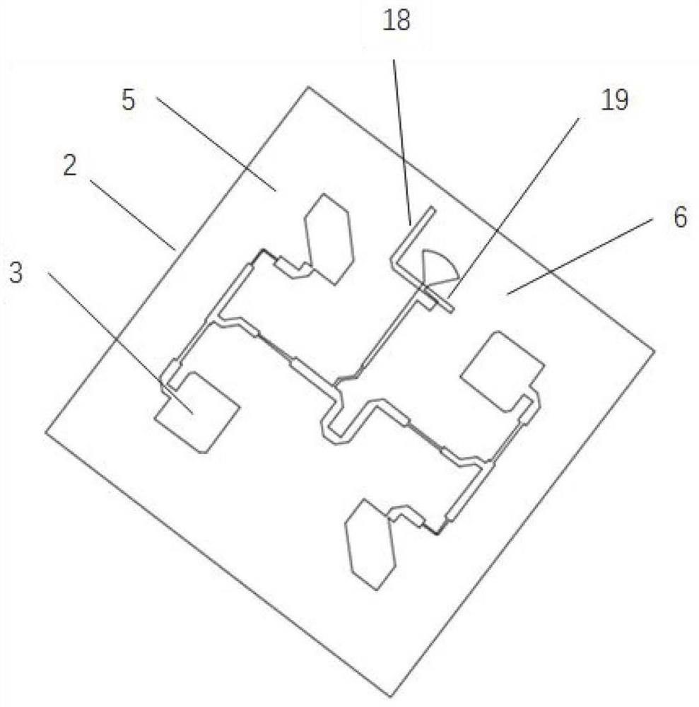 Circularly polarized microstrip antenna, OBU device and vehicle glass