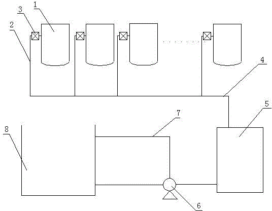 Vacuuming protection system of asphalt reaction kettle