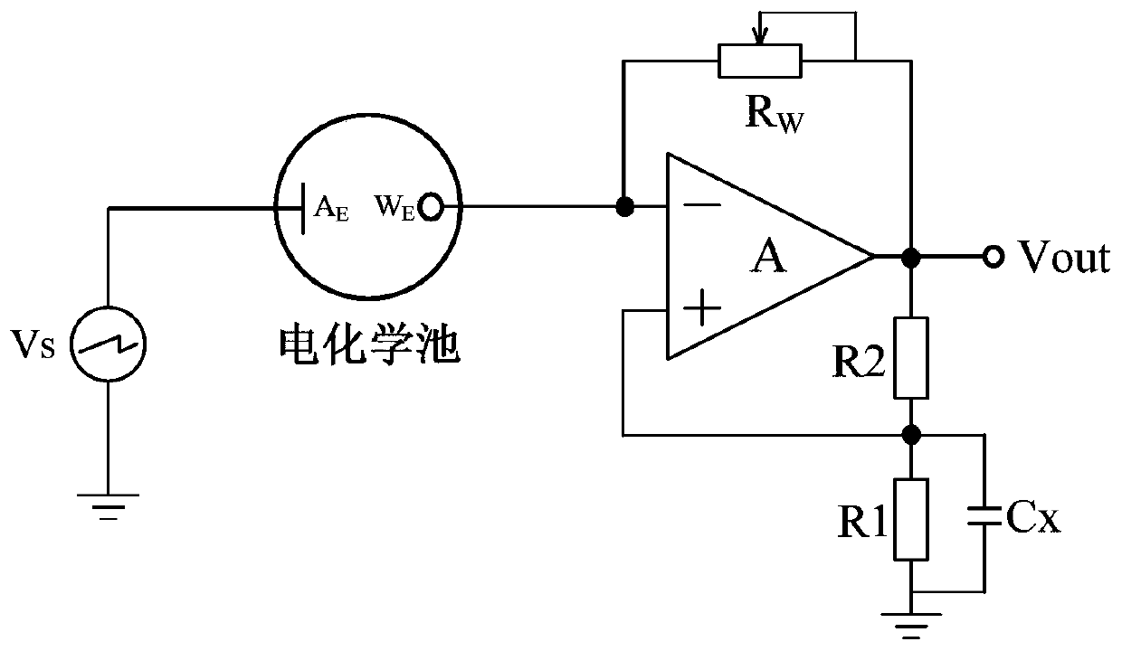 A fast scanning circuit for online ohmic voltage drop precompensation