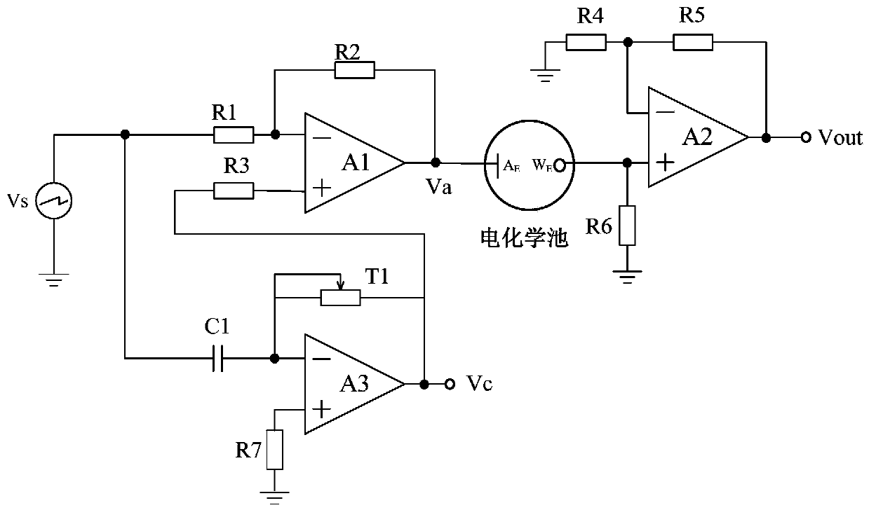 A fast scanning circuit for online ohmic voltage drop precompensation