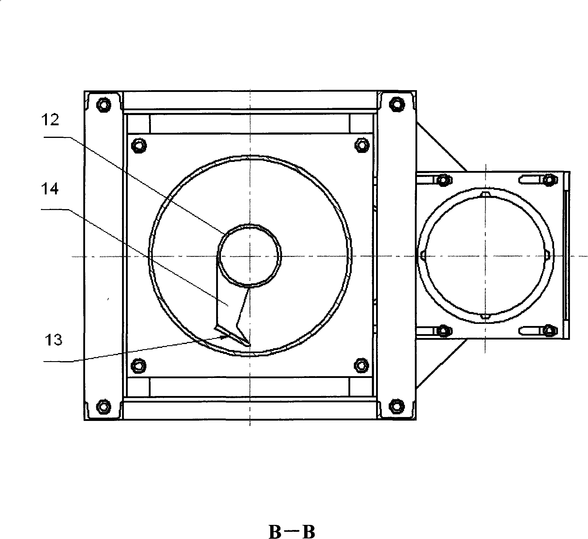 Vertical coaxial anticentripetal grinder