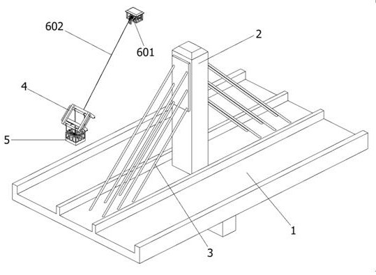 Sliding hanging basket for repairing and cleaning stay cable sleeve of cable-stayed bridge