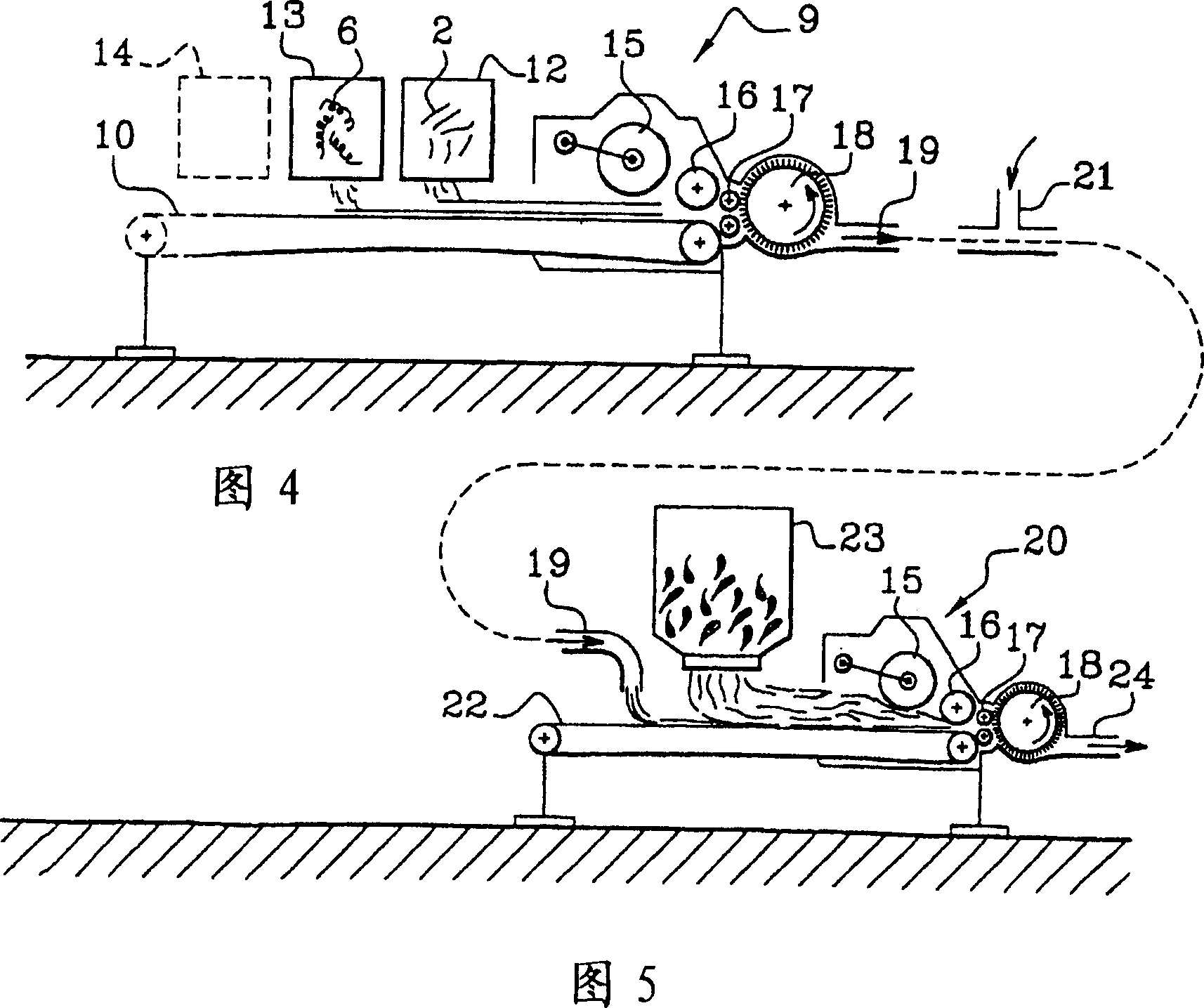 Feather-based padding product, preparation method and installation for implementing said method