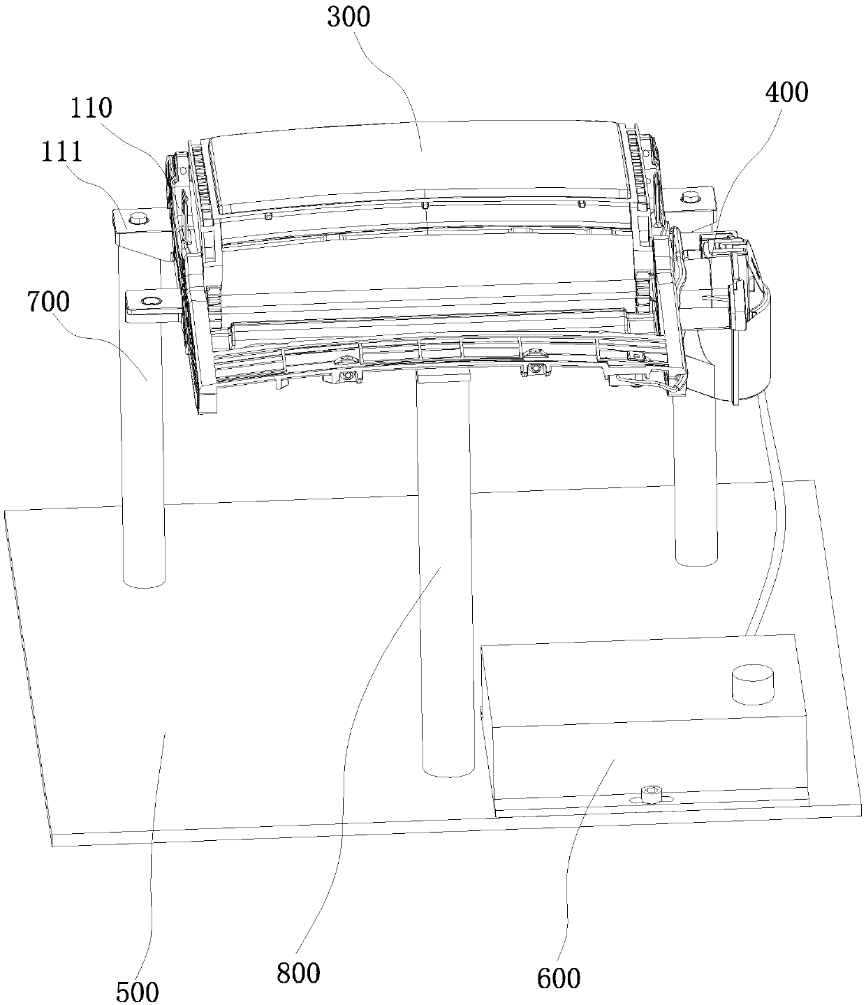Vehicle-mounted head-up displayer cover plate assembly and testing device and testing method of assembly
