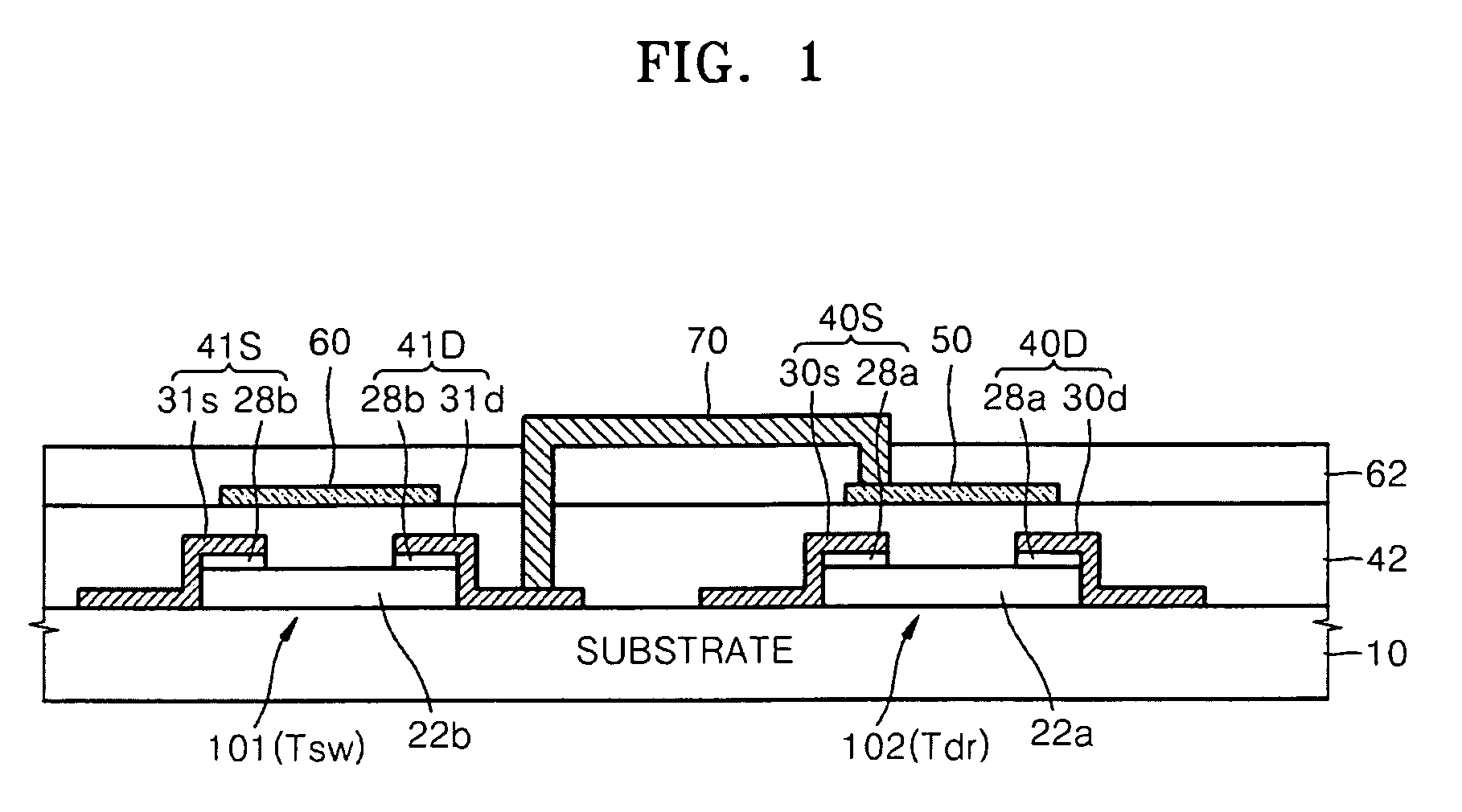 Method of manufacturing driving-device for unit pixel of organic light emitting display