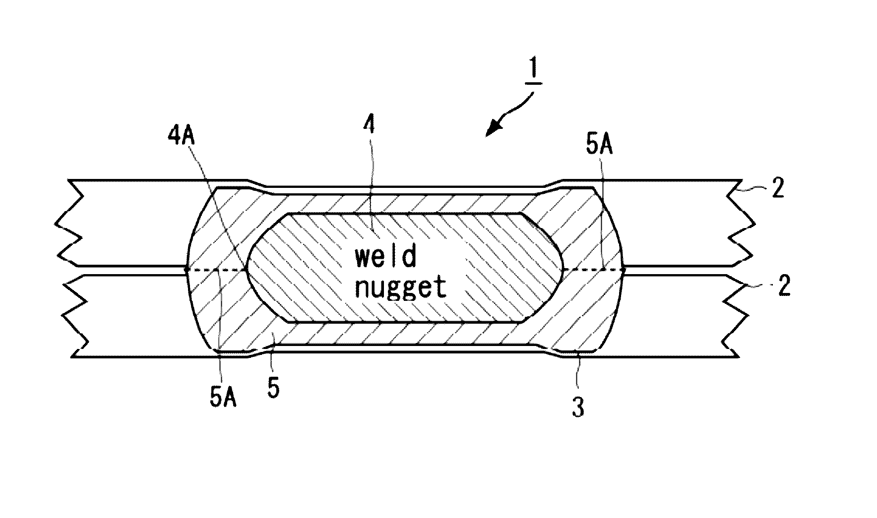 Welding structural part and welding method of the same