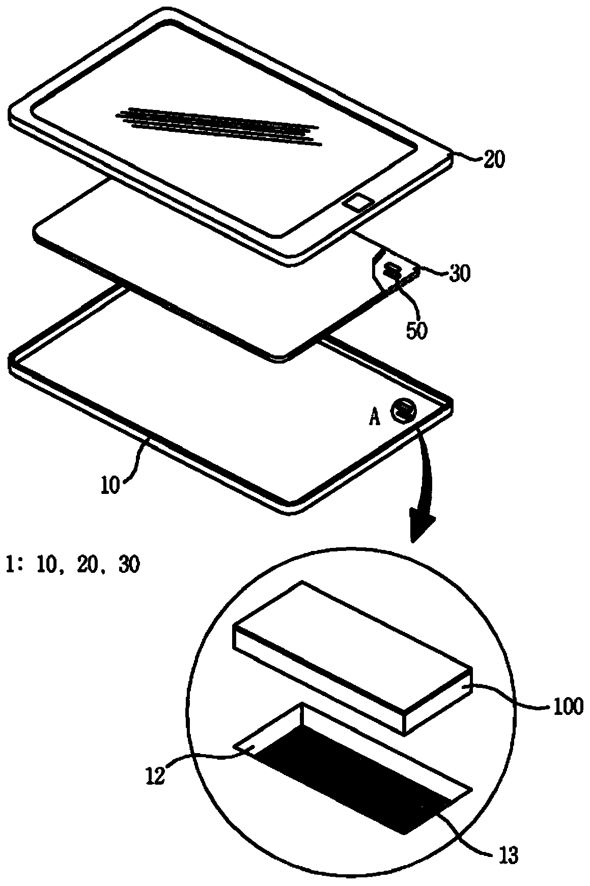 Mounting structure for electric contact terminal