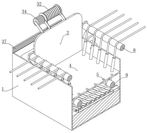 A processing device for galvanized wire and its processing technology