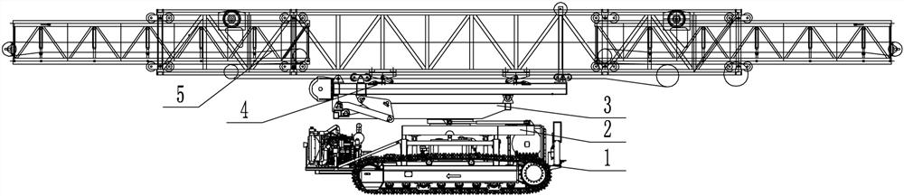 Modular crawler-type transfer machine and self-assembly method thereof