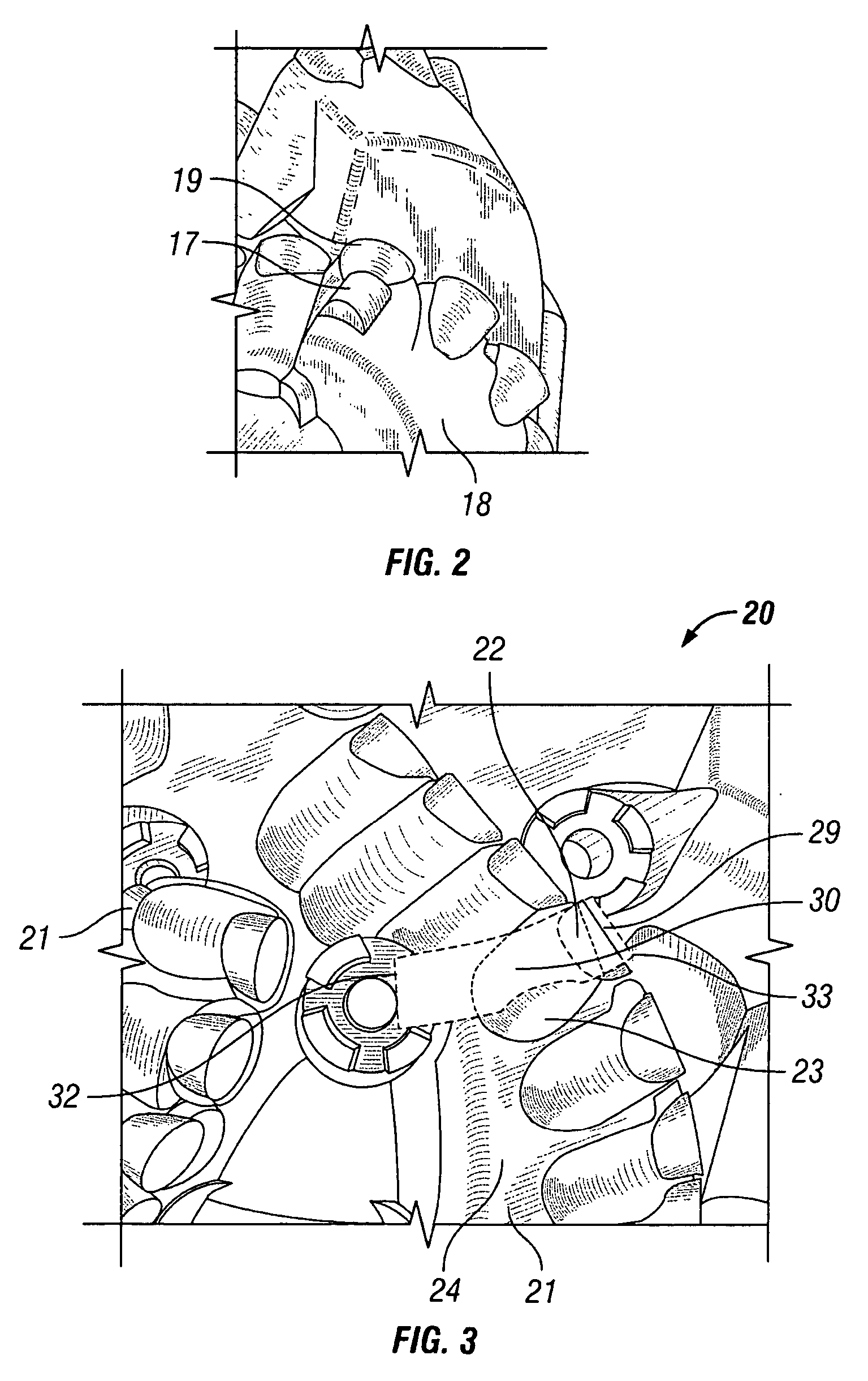 Fixed-head bit with stabilizing features