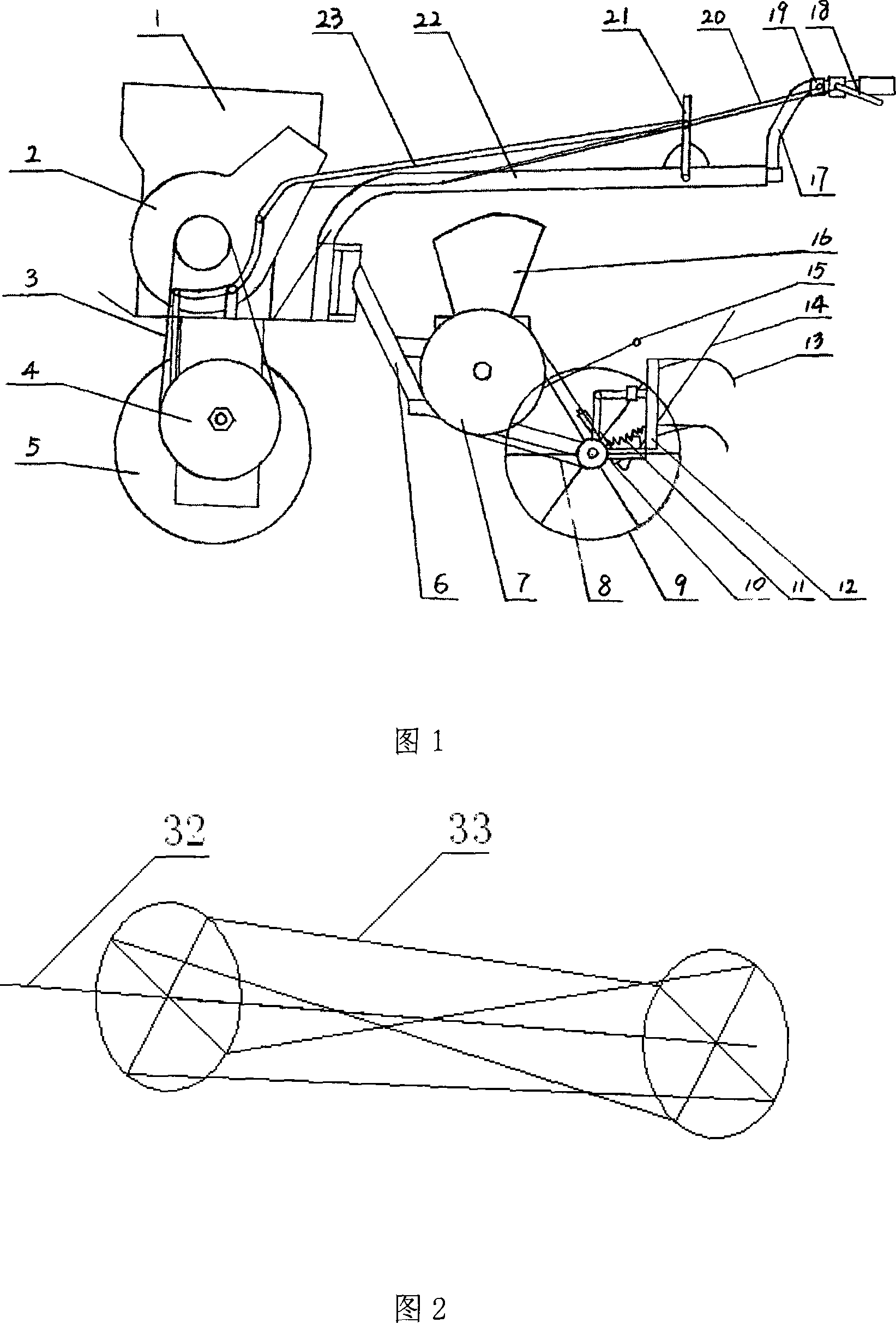 Tilling and seeding machine