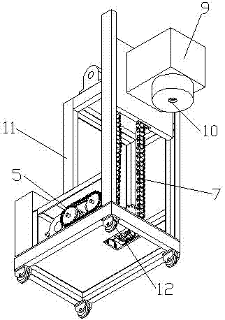 A high-efficiency ground rod installation power device with impact force measurement function