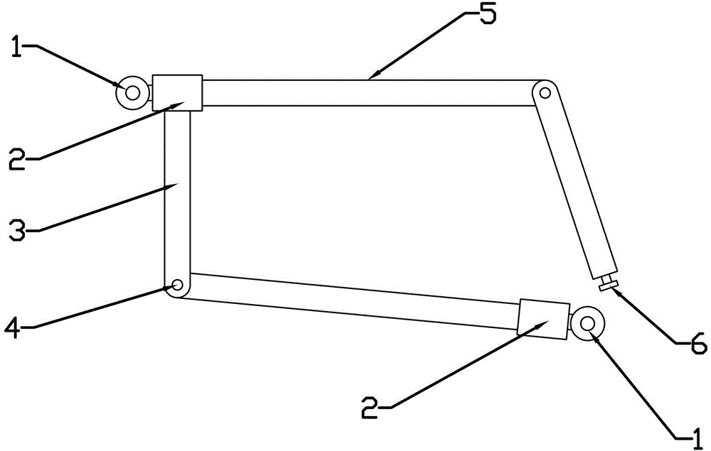 Double-head vehicle lock