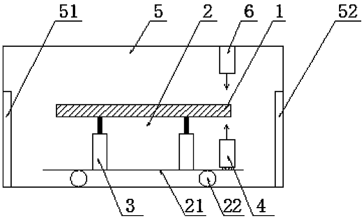 Electrostatic spraying device and method for supersized plate-shaped steel structure