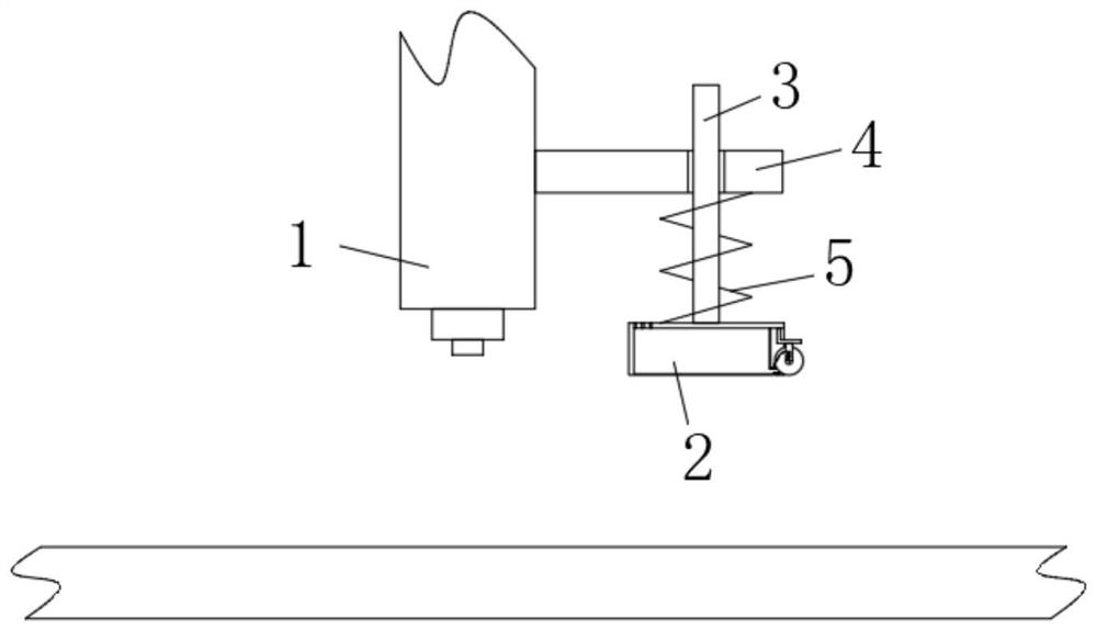 Laser welding device for high-strength steel structure assembly