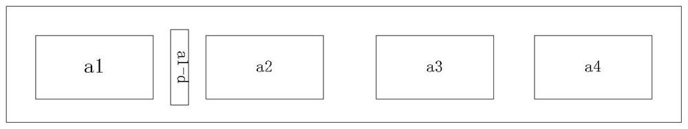 Web front-end horizontal advertisement display method, storage medium, device and system