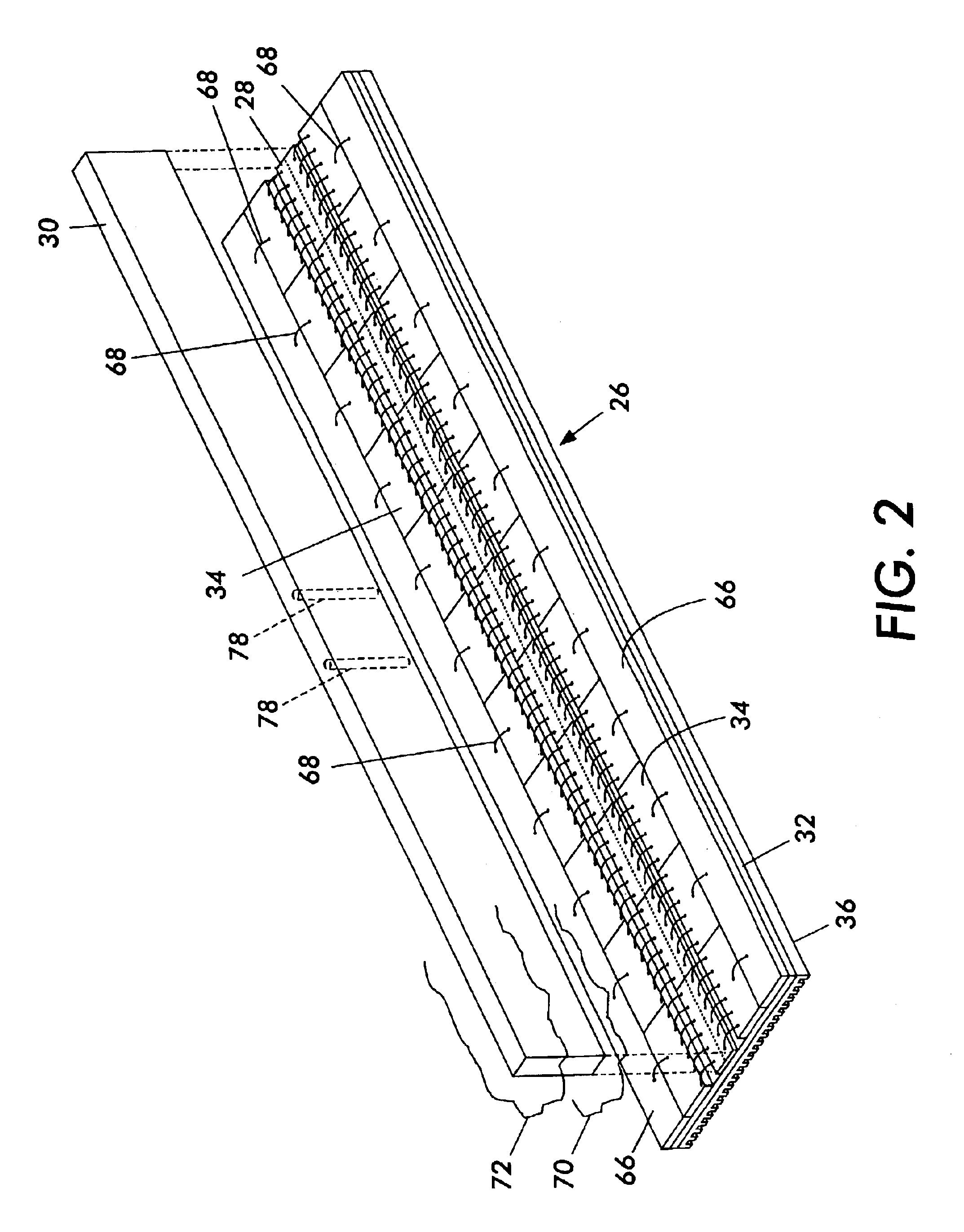 Printhead with plural arrays of printing elements