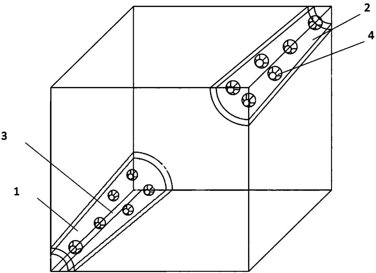 Wind-powered double reducing pipe type driven cooling system