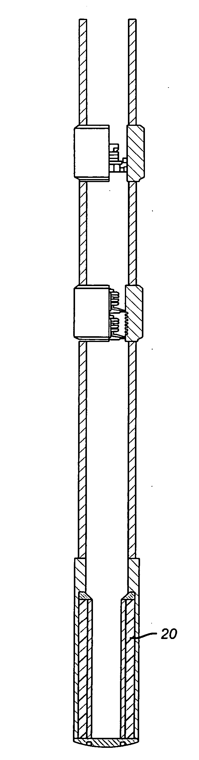 Shoe for expandable liner system