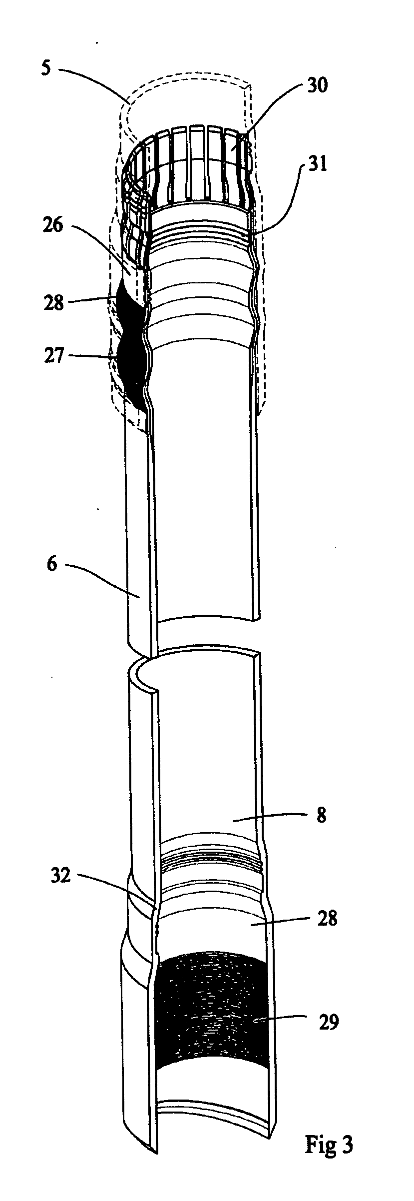 Method and system for tubing a borehole in single diameter