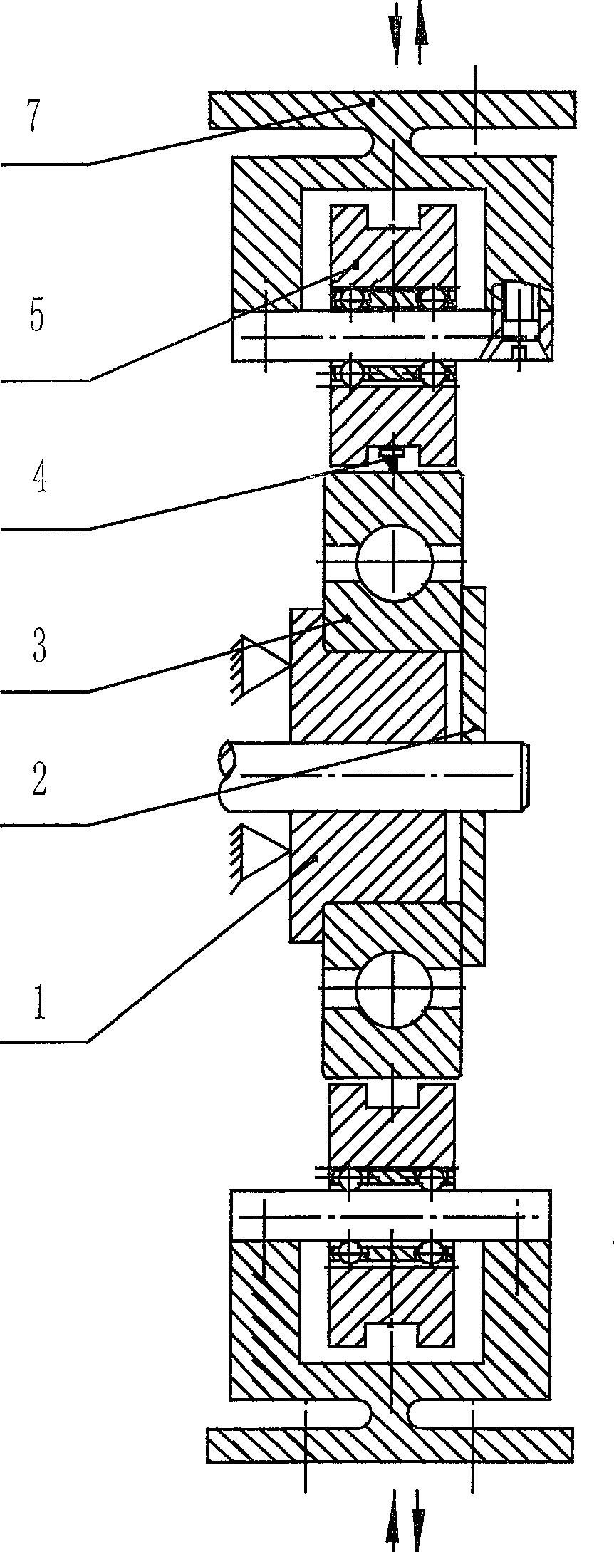 Light and ultralight heavy-load radial-bearing radial-play measuring device