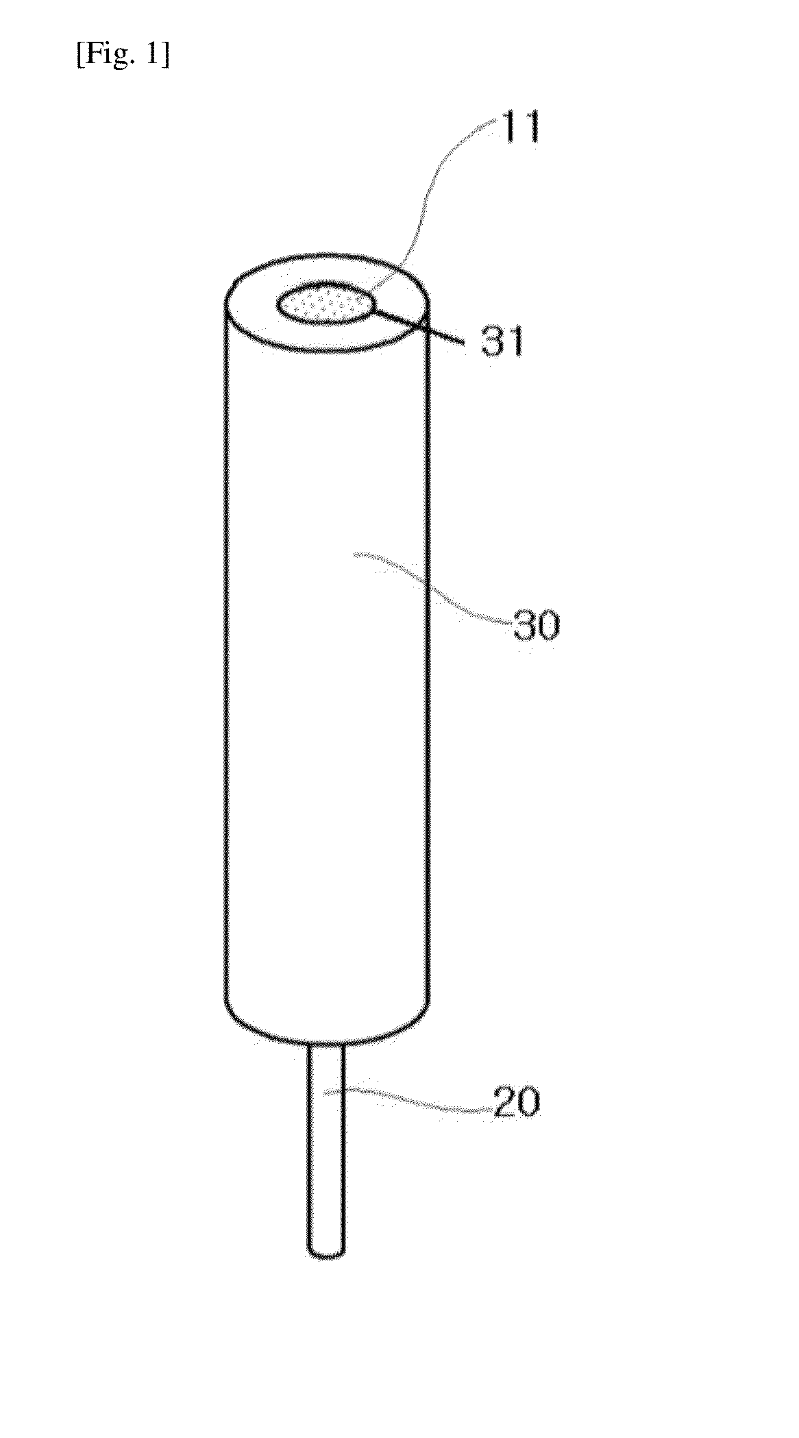 Hydrogen ion electrode composed of composite material of NANO iridium oxide and polymer resin and enabling surface regeneration, ph sensor using same, and method for manufacturing same