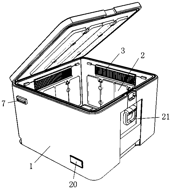 Heat preservation box for cold-chain logistics