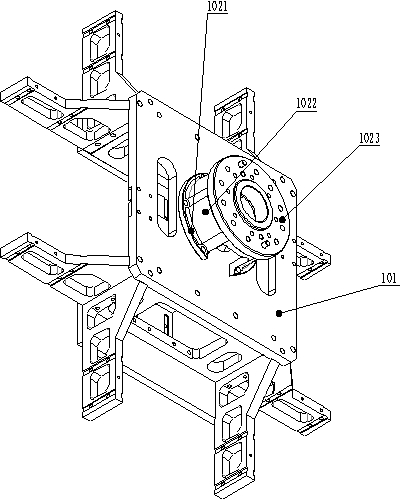 Whole-layer stacking clamp