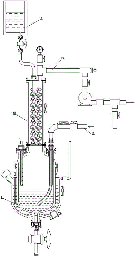 Method for extracting nicotine by steam distillation and acid absorption