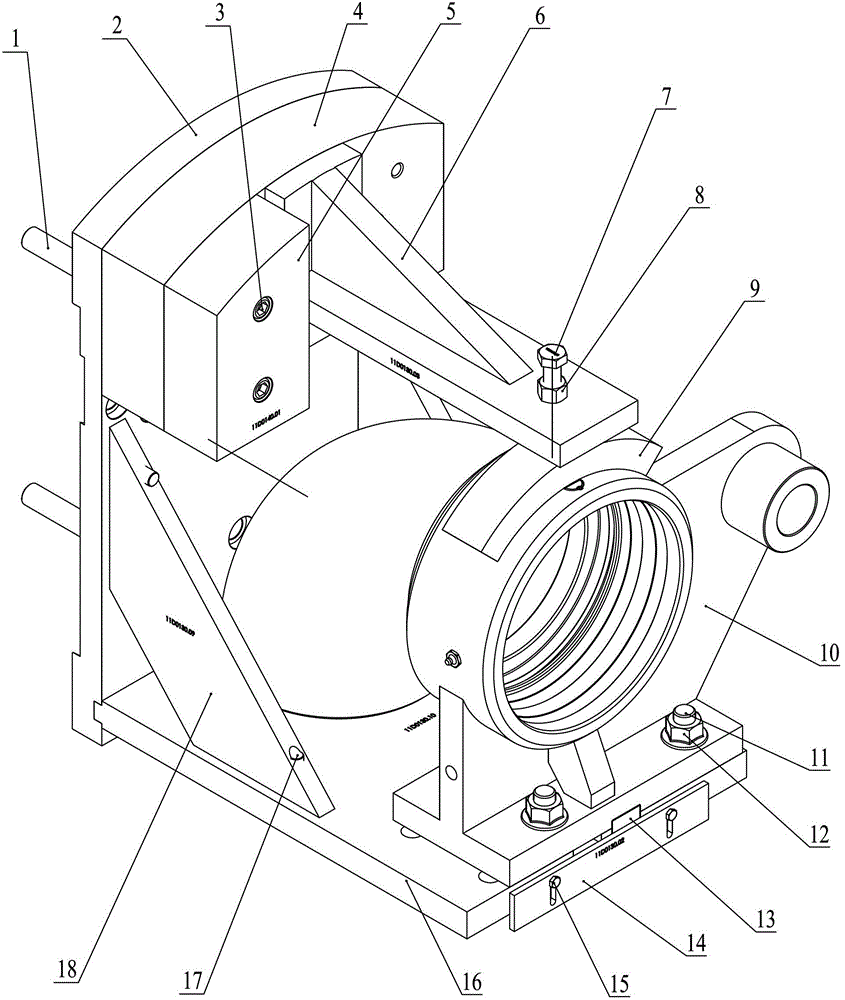 Specially-shaped body annular groove machining mechanism