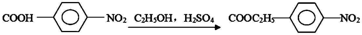 Preparation process of ethyl p-nitrobenzoate