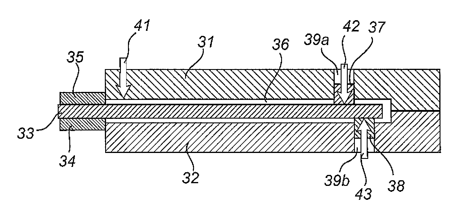 Medical device having a tubular substrate and at least partly surface treated access openings