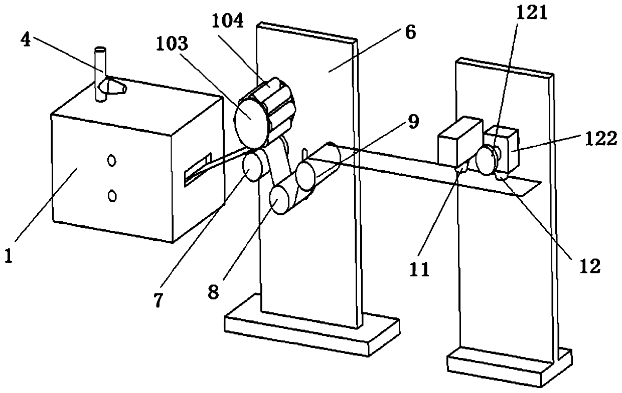 Coding system and method for printing labels on rubber surface