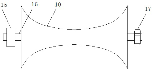 Auxiliary winding device for power distribution maintenance