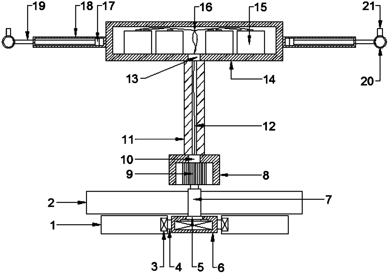 Rotating pavement paving device