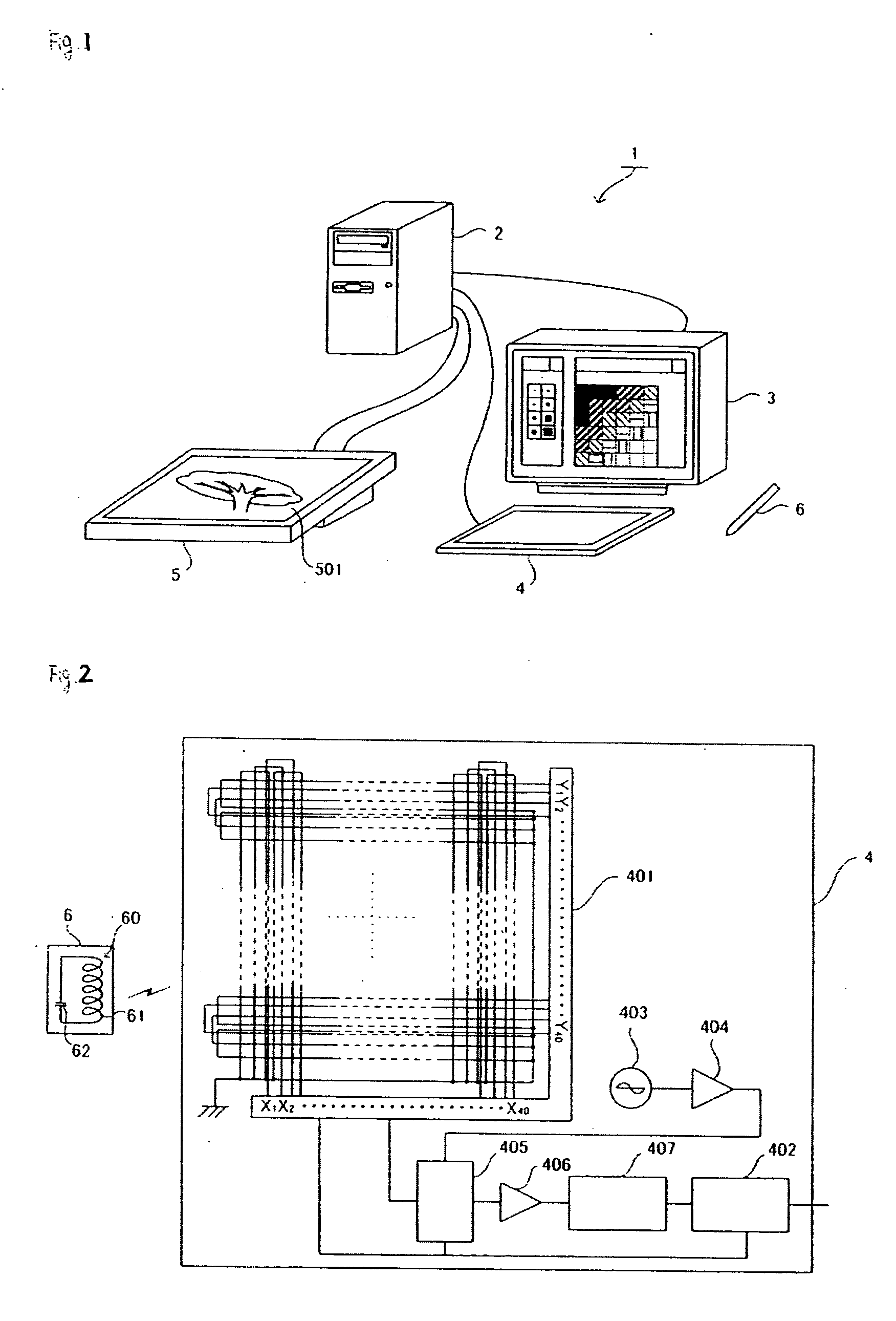 Input system, coordinate input device, and method