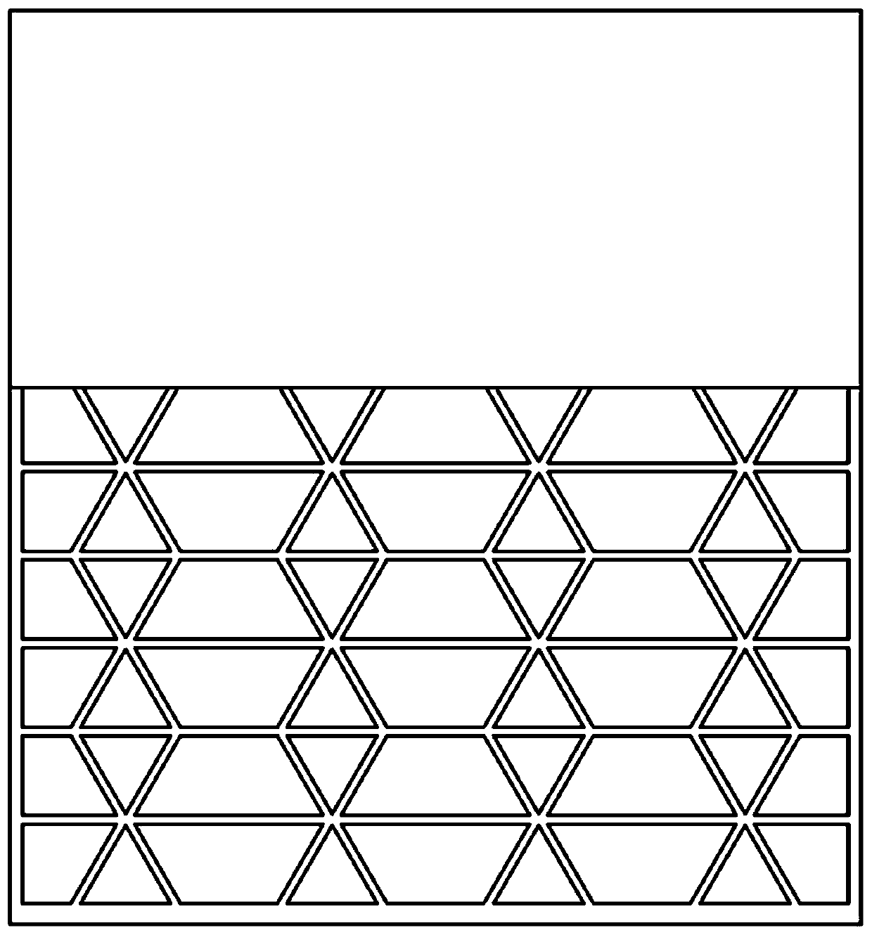 Novel cell honeycomb buffering device capable of improving multidirectional bearing and energy absorbing efficiency