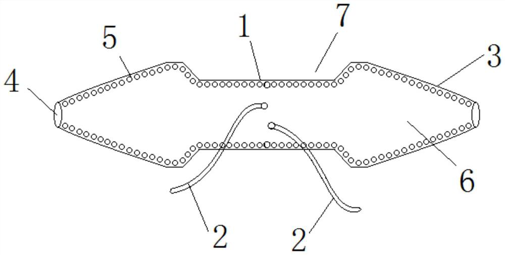 Helicoid detachable lumen suture support frame