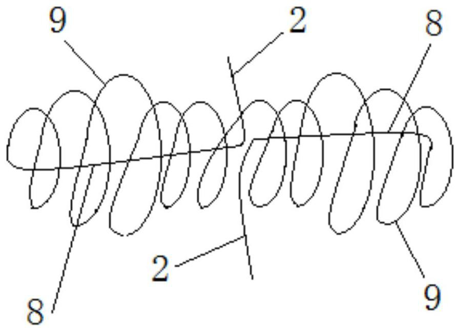 Helicoid detachable lumen suture support frame