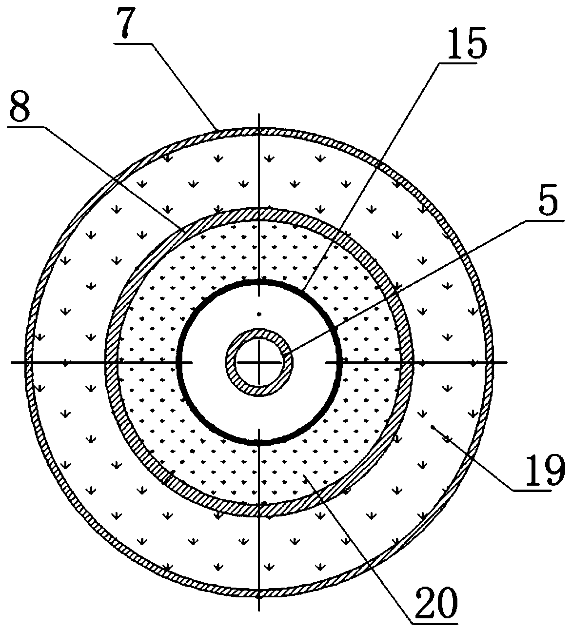 A pressure-adaptive broadband capsule hydraulic muffler device and method