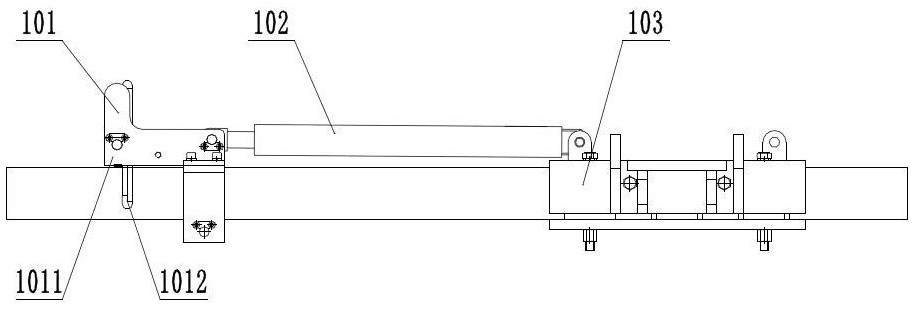 A hydraulic fully mechanized fault rock drilling equipment