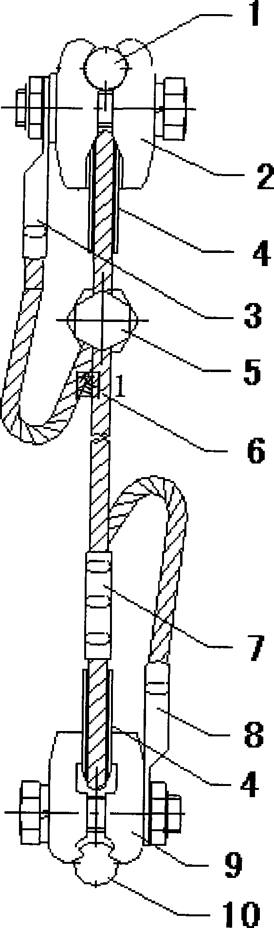 Current-carrying adjustable integral hanger