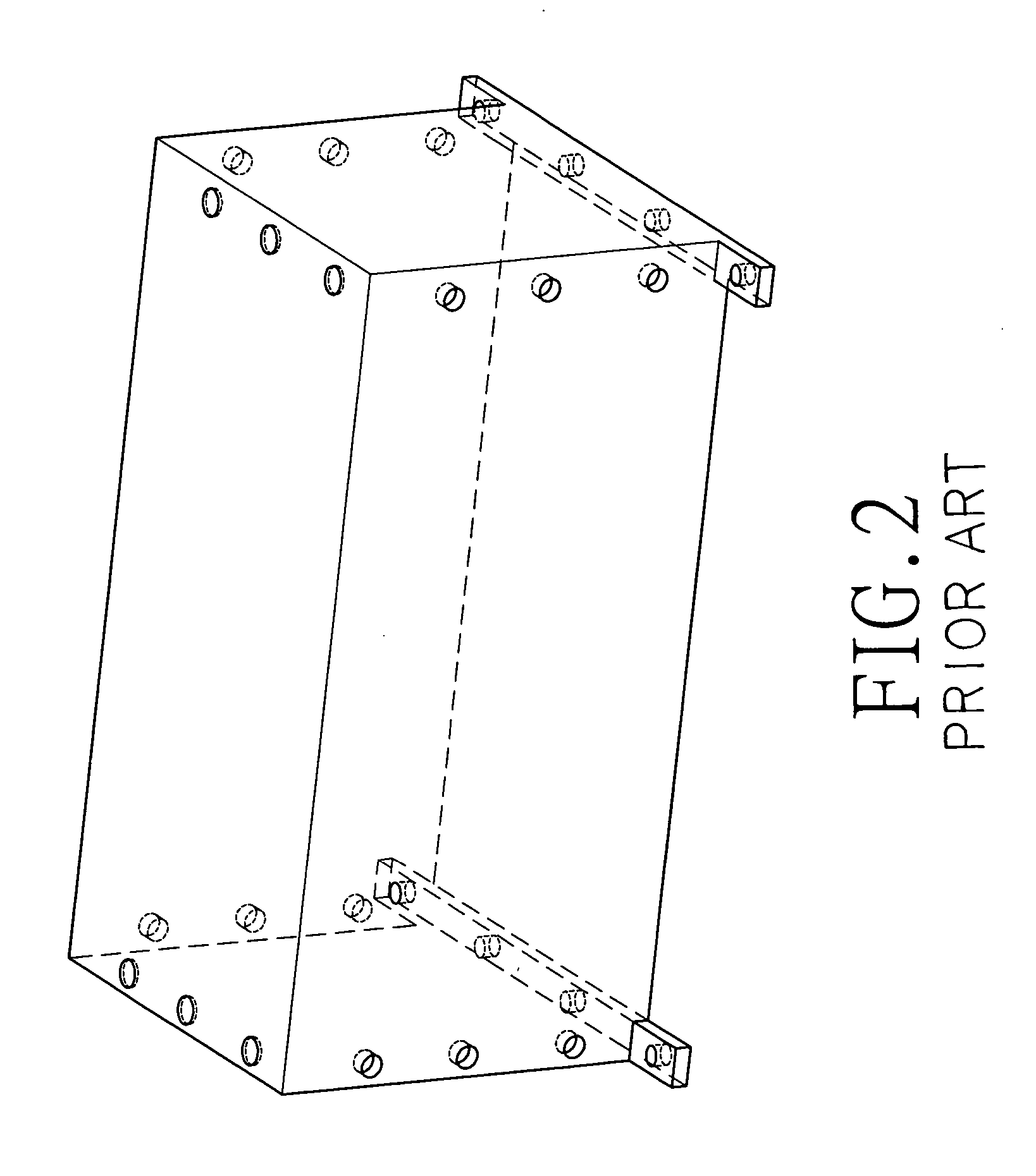 Mounting frame for fuel cell stack
