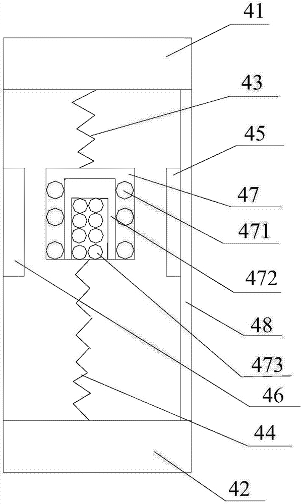 Semi-active-type suspended vibration isolating device for driving cab