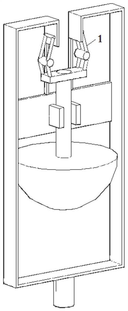 Clamp for mounting wire warning lamp and wire warning lamp mounting method