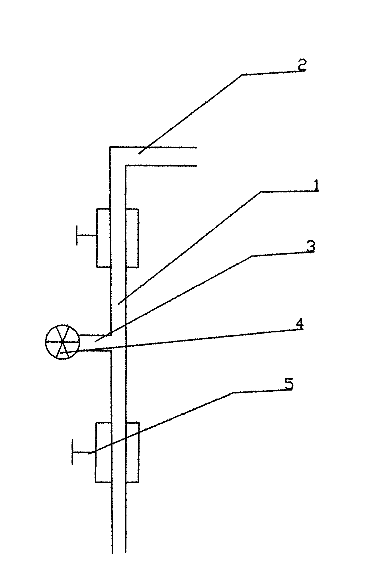 Fire adjustment system of biomass fuel gasification two-stage combustion furnace