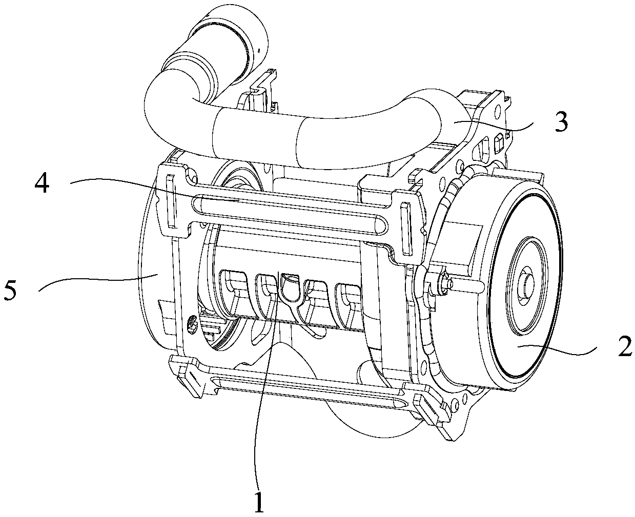 Novel pre-tightening and force-limiting type seat belt retractor