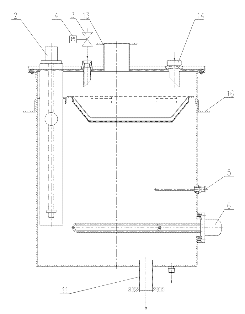 Automatic control oil tank